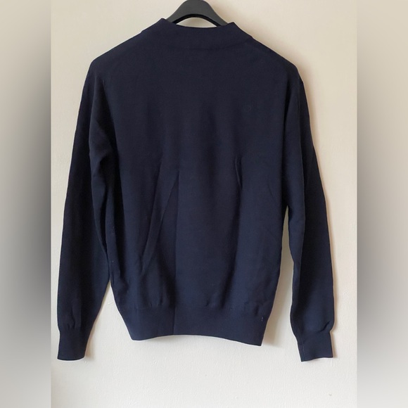 Peter Millar navy blue half-zip sweater - Picture 6 of 8